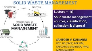 Lecture 10 Waste Water mgmt. solid waste mgmt,Sources,classification,types, collection & disposal...