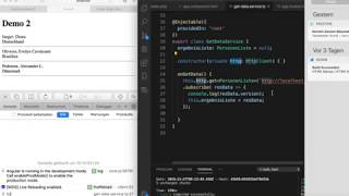 8-Technik interaktiver Medien II, kurze Einführung zu Observables in Angular