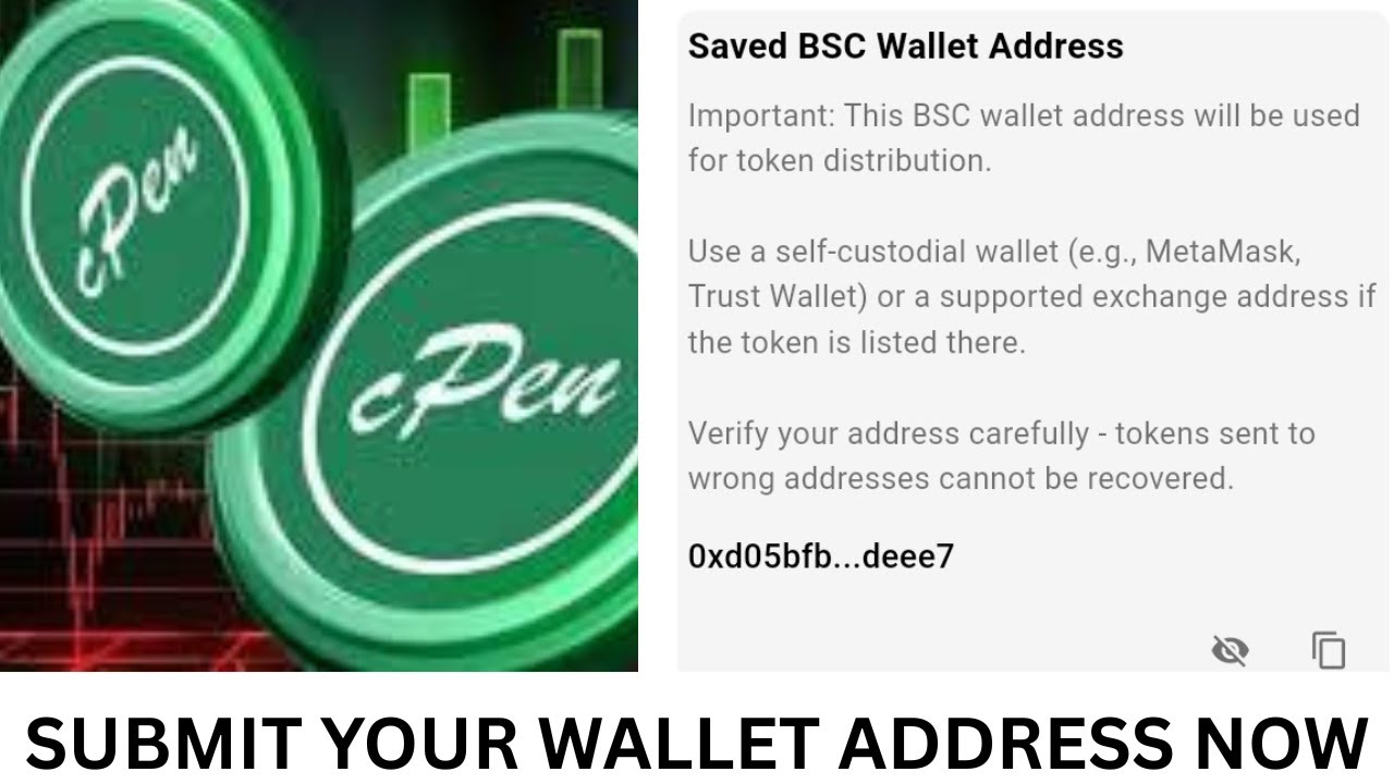 Best wallet address submission alternative for cPen ink tokens distribution