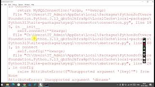Python cursor to access data from mysql