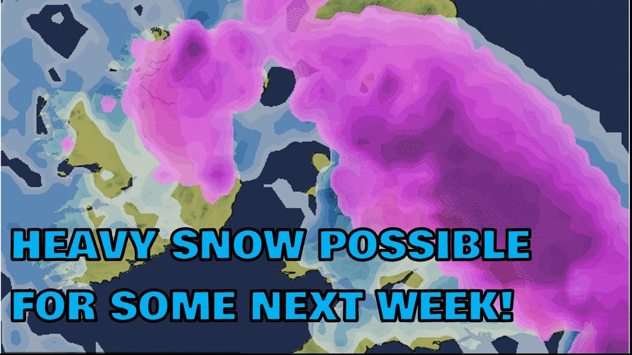 Heavy Snow Possible for Some Next Week! 11th January 2022 - YouTube