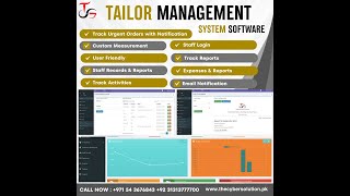 Famous Tailor Management System Demo – Simplify Orders, Customers & Inventory with our tailor software Profile