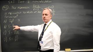 SAT Test 2: Rational expressions - question #3-15