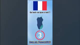 Learn easy French vocabulary for beginners #easyfrench #france #canada #frenchforbeginners #fyp