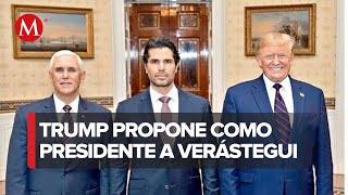 Trump 'destapa' a Eduardo Verástegui; lo llama posible Presidente de México
