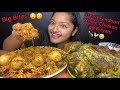 GREEN TANDOORI WHOLE CHICKEN 🐓 WITH EGG BIRYANI, RAITA | BIG BITES MUKBANG | FOOD EATING VIDEOS