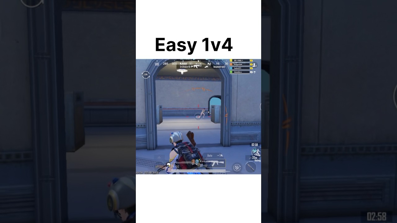 “Clutched 1v4 Like a Legend! 💪 | BGMI Savage Moment 🔥 