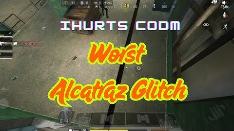 One of the Worst Alcatraz Glitch in CODM history | COD MOBILE | ihurts CODM