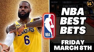 5 BEST NBA BETS for Friday March 8th | TWSN Betting