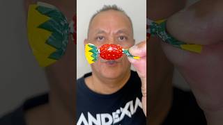 👂ASMR MIESZANKA POLISH HARD CANDY WITH STRAWBERRY FRUIT FILLING EATING SOUNDS👂#shorts #asmr