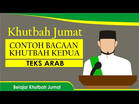 Contoh Teks Khutbah Kedua | Belajar Khutbah Jumat