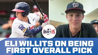 Eli Willits reacts to being the 1st overall pick | MLB Draft