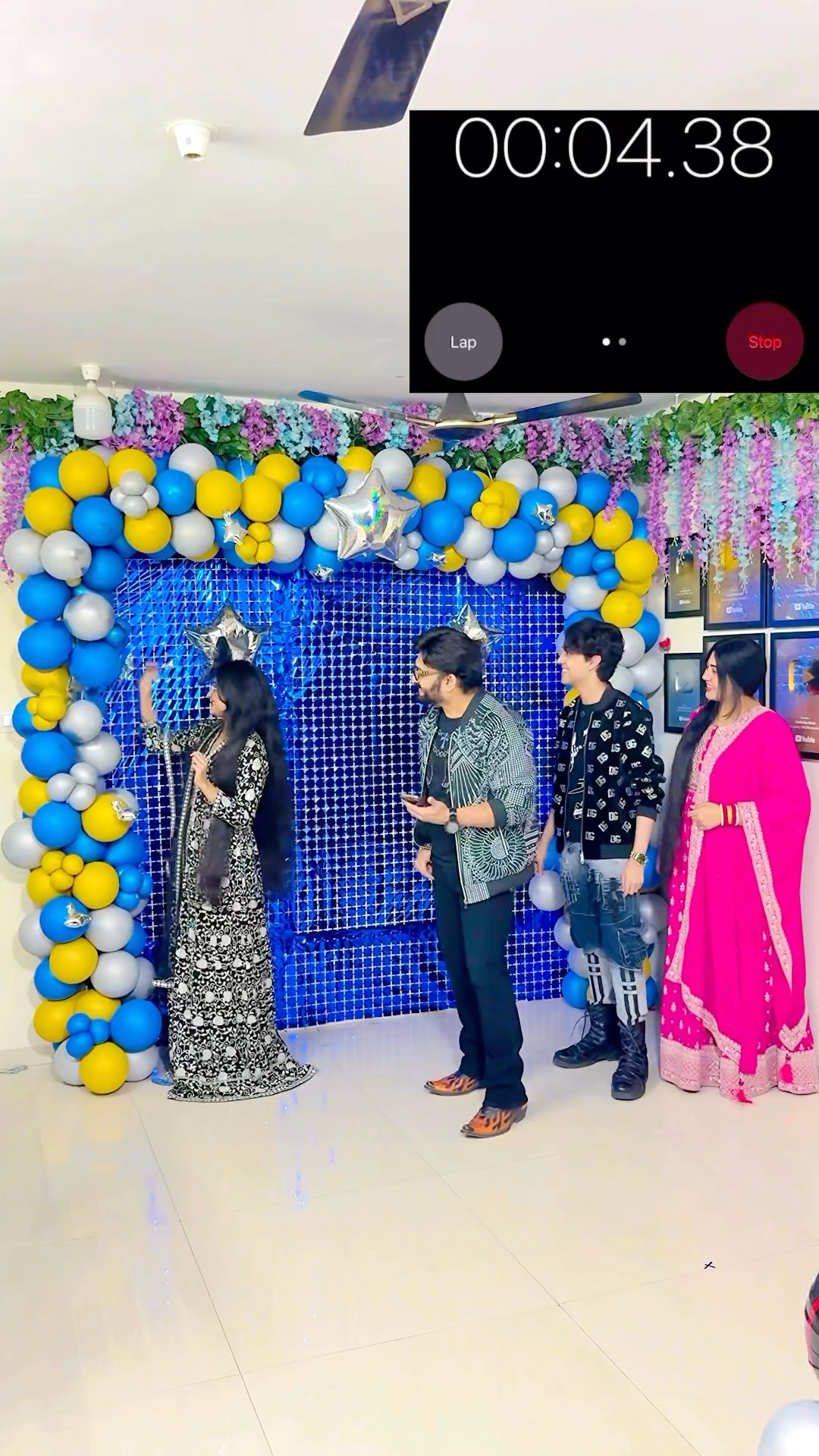 Balloon burst challenge ? #zidaanshahidaly #family #shorts