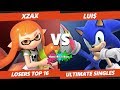 Smash Ultimate Tournament Xzax Inkling Vs Lui Sonic Greninja Splat Bros SSBU Losers T16 Smash Ultimate Tournament Xzax Inkling Vs Lui Sonic Greninja Splat Bros SSBU Losers T16