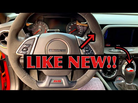 Como limpar Restaurar / Alcantara peças auto interiores *** Para 2 dólares ***