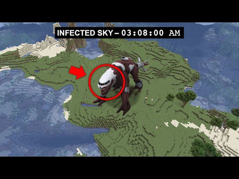 Drone Catches INFECTED SKY in Minecraft...