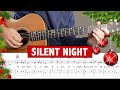 Silent Night - Easy Guitar Tutorial // MELODY + TAB (Stille Nacht, Heilige Nacht)