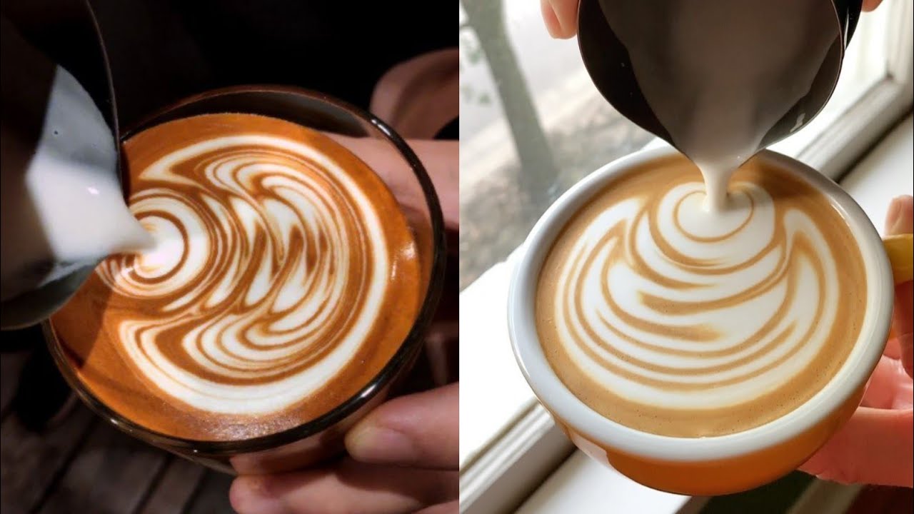 Amazing Coffee Art Tutorials. The Best Skills in The World #2☕ ️