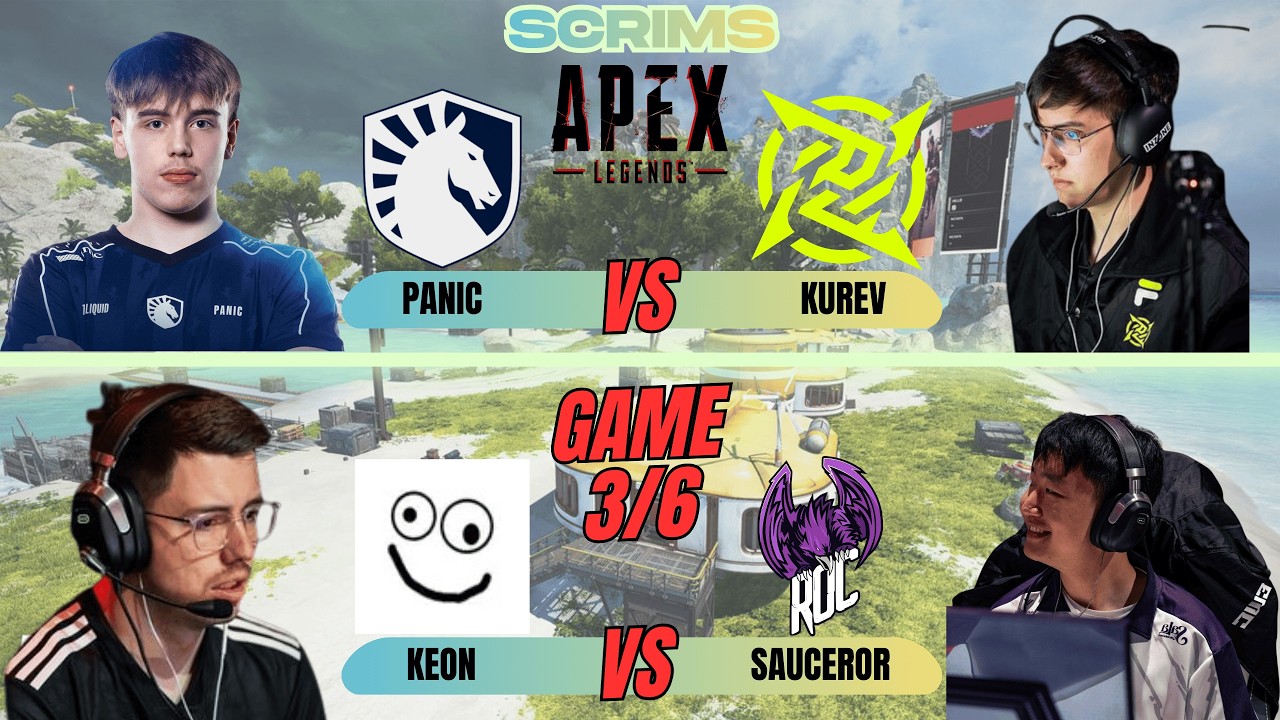 INSANE Apex Battles! Keon vs Sauceror vs KIMCHILEE | Panic vs Kurev vs YanYa 😱🔥| Apex Legends