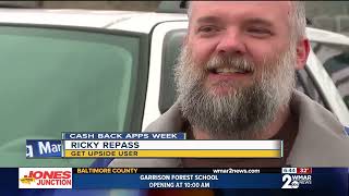 GetUpSide App: Baltimore man earns/saves $900 using App.