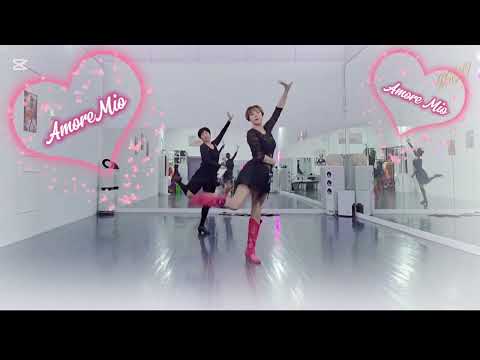 40.50.60대가 좋아하는 여성미 폭발 라인댄스 아모레미오  AmoreMio