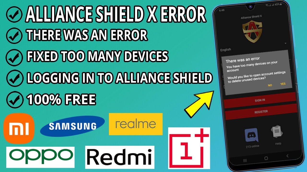 Alliance Shield X Fixed Too Many Devices Error Solution Latest