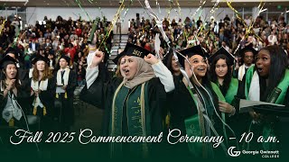 Celebrity Fall 2025 Commencement Ceremony – 10 a m Wealth