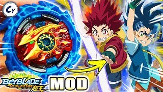 MOD RING INVERTIDO! KING HYPERION BLITZ BEARING 1S BEYBLADE BURST SPARKING