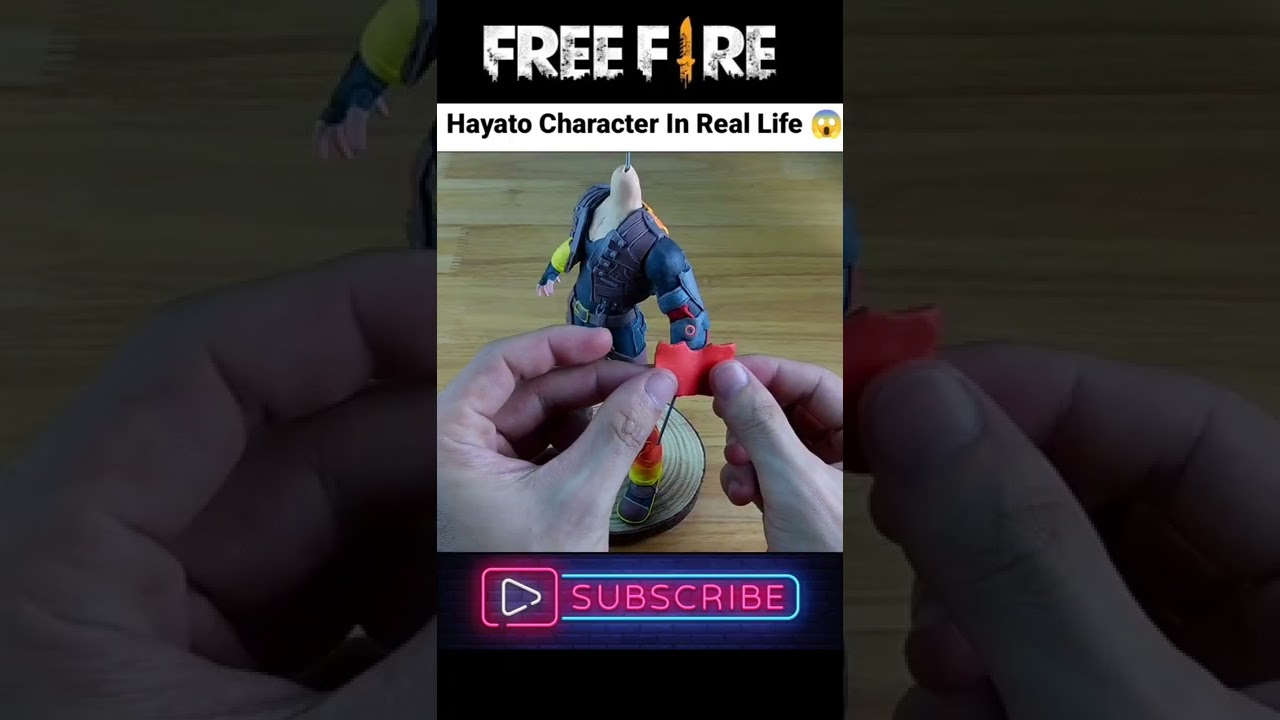 Free fire hayato character in real life 😱- garena free fire max 