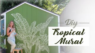 How to paint a Tropical Mural