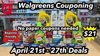 Walgreens Couponing | Beginner Friendly Haul for the Week of 4/21 - 4/27