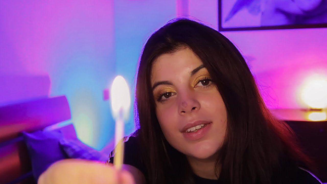 STASERA DORMI DA ME🕯💤 Pigiama party Roleplay | Skincare + hair brushing💆🏻‍♀️ ASMR ITA