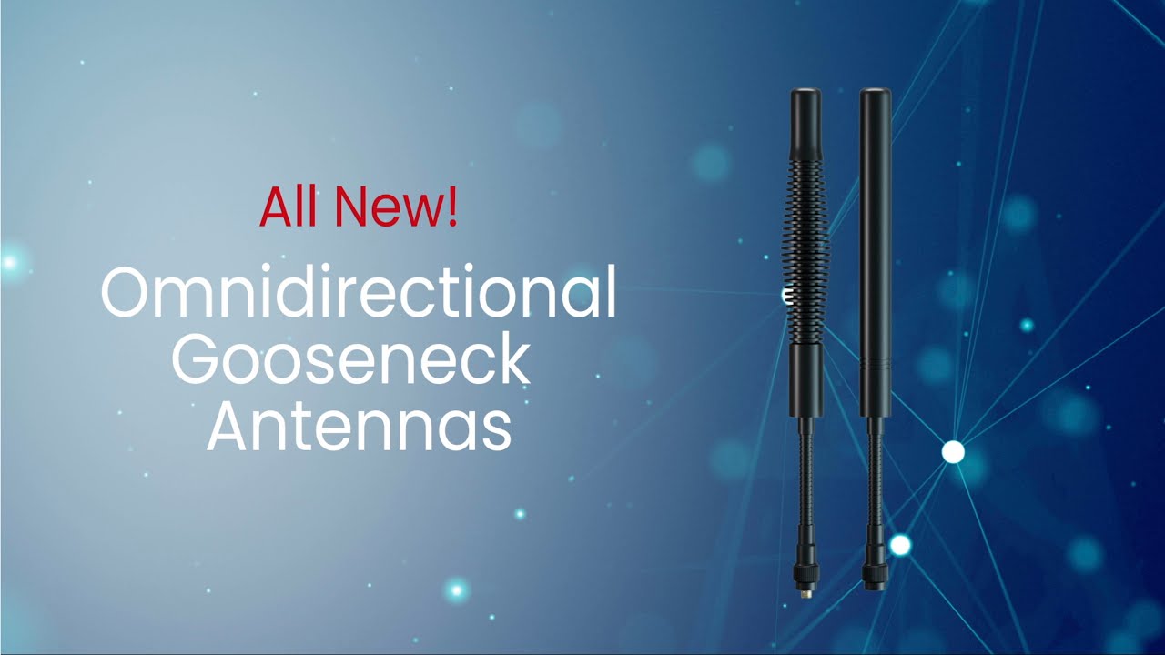 L-com's Omnidirectional Gooseneck Antennas