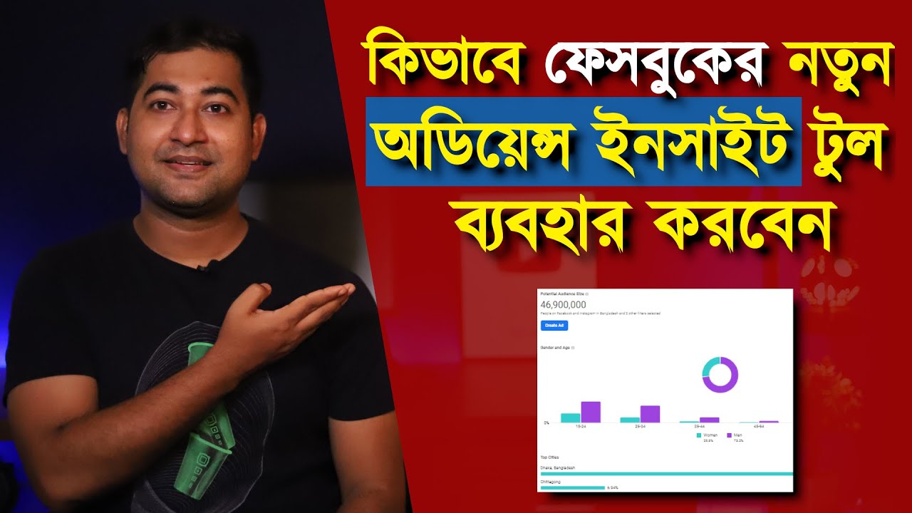How to Use Facebook Audience Insights Tools - Updated Version - Facebook Marketing Bangla Tutorial