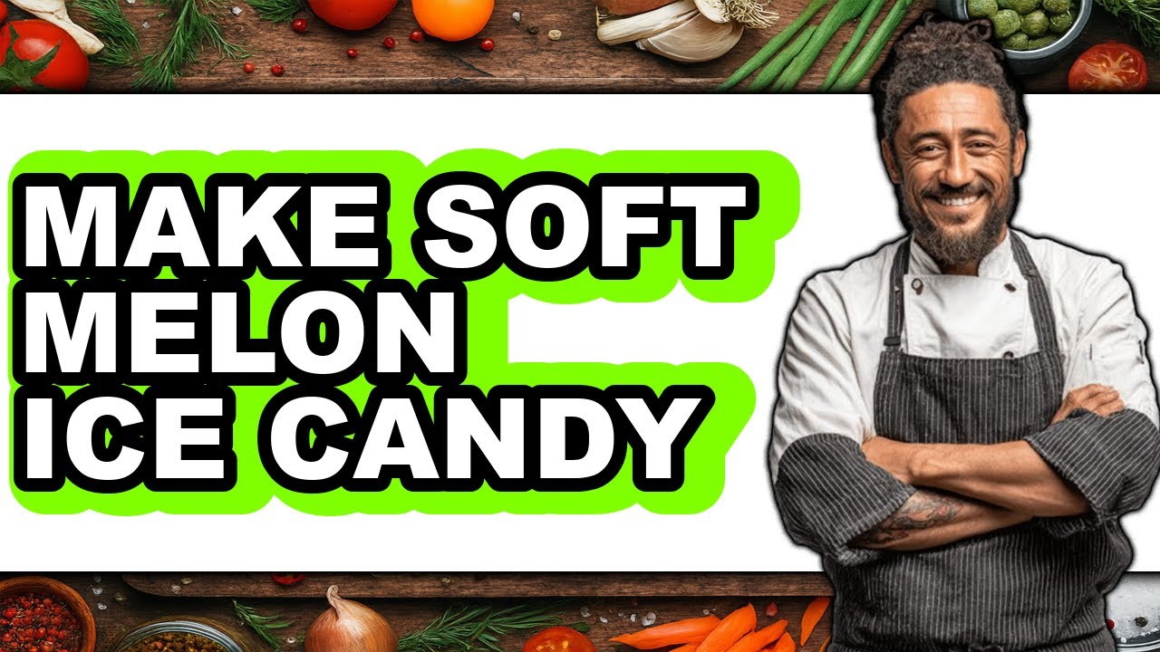 How To Make Soft Melon Ice Candy (Easy Method)