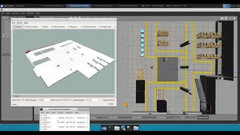 zm_robot create a map using gmapping at warehouse under ROS.