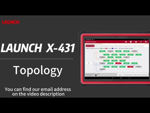 How to Use Topology Map on Launch X431 Tool?- launchx431.fr