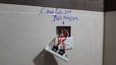 Đấu Công Tắc 20 A Cho Bình Nóng Lạnh & Đèn Sưởi