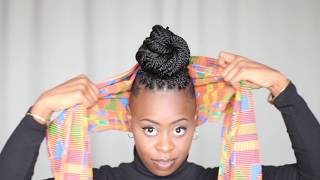 How to Tie a Headwrap - Easy Top Knotted Bow