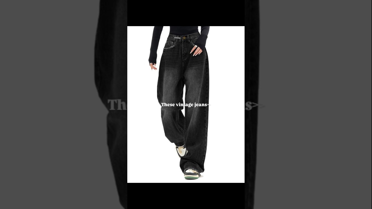 Vintage jeans. Zero effort. All the style.🖤🔗