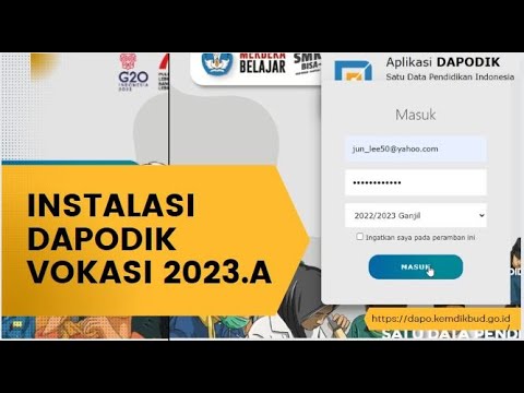 CARA INSTALASI DAPODIK VOKASI 2023.a