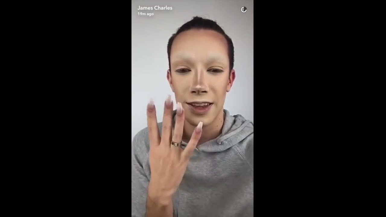 james charles facetune