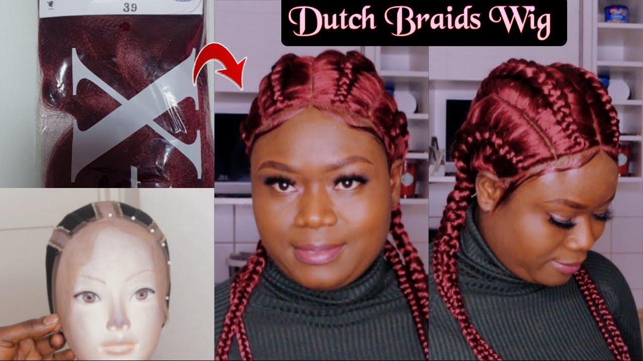 Dutch Braids | How To Make Dutch Braids Wig Using Braiding Hair