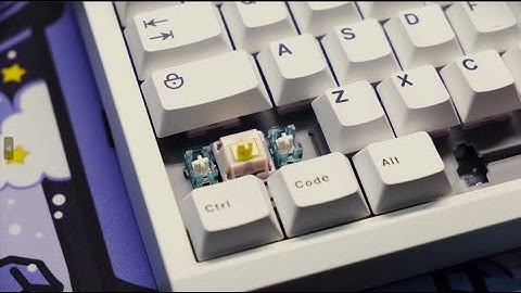 Modding a GMK87 to Sound Creamy with Polyfill Mod, Tape Mod & Holee Mod (MMD Princess tactile)