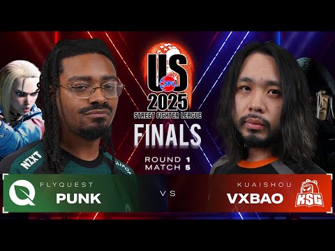 Punk (Cammy) vs. Vxbao (M. Bison) - Match 5 - KuaiShou vs. FlyQuest - SFL US Finals