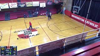 Washington Catholic High School vs Loogootee High School Womens Varsity Basketball