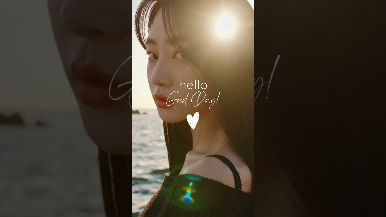 A gorgeous Asian girl enjoying the beach atmosphere. 🌴✨