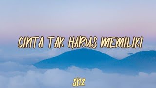 cinta tak harus memiliki st12 lirik   cover by Ipank Yuniar