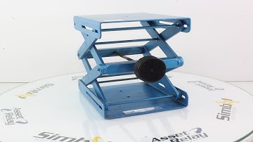 Blue Labjack 7X8 1/2 Mechanical Positioning Platform