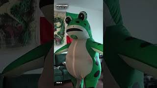 Portland’s protest frog ordered to stay away from ICE building